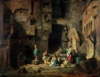 Vaskemaskiner ved brønden
