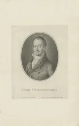 Portræt af Ferdinand Ochsenheimer 1767-1822, 1807.