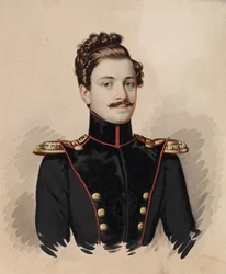 Portræt af Artemy Dmitrievich Raevsky 1814-1853, 1835.