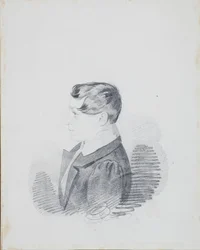 Portræt af grev Leonid Mikhailovich Golitsyn 1806-1860, 1830