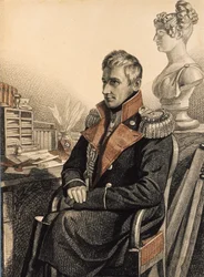 Portræt af grev Mikhail Vorontsov 1782-1856, 1820