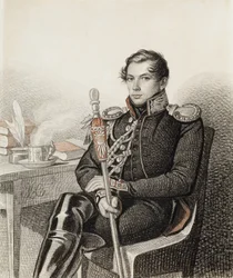 Portræt af grev Pyotr Petrovich Konovnitsyn 1803-1830, 1822-1823.