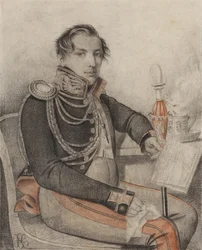 Portræt af grev Pyotr Petrovich Konovnitsyn 1803-1830, begyndelsen af 1820