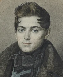 Portræt af Ivan Petrovich Postnikov, 1834.
