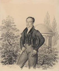 Portræt af Nikolay Alexandrovich Kokoshkin 1792-1873, begyndelsen af 1820