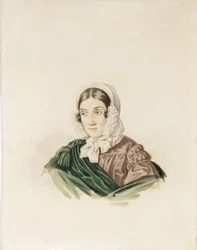 Portræt af Tatiana Petrovna Lvova 1789-1848, født Poltoratskaya, 1830