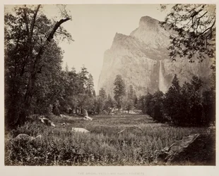 Brudeslør, Yosemite, ca. 1865-1866.