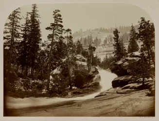 Kaskade, Nevada Falls, Yosemite, Californien