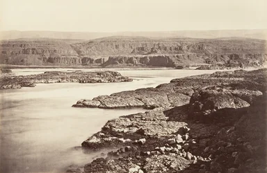 Passage of the Dalles, Oregon, 1867, trykt ca. 1876.