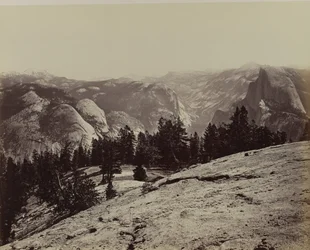 The Domes fra Sentinel Dome, 1866.