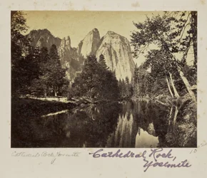 Cathedral Rocks, 2600 fod, Yosemite Valley, Mariposa County, Californien (nr. 1008)