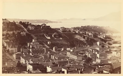 [Golden Gate fra Telegraph Hill, S.F.]
