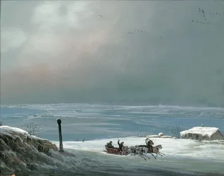 Odessa omgivelser om vinteren, 1841.