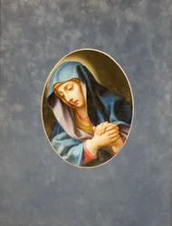 Den grædende madonna, Carlo Dolci (olie på kobber)
