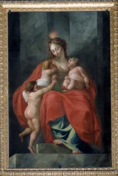 Allegori over republikkens tretten værdier: velgørenheden (maleri, efter 1783)