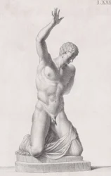 Statue af Narcissus, 1734