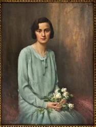 Portræt af Nina Galletto (olie på lærred)