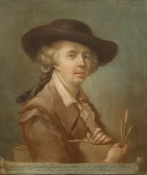 Portræt af Edouard Gautier-Dagoty, 1783.