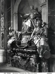 Monument til pave Innocentius XI, ca. 1697 (marmor)