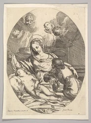 Jomfru og Barn med den hellige Maria Magdalena.
