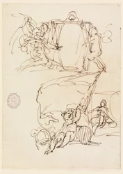 Tegning, Tre skitser, før 1775
