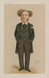 Albert Grant, parlamentsmedlem; Leicester Square; 21. februar 1874; Vanity Fair; tegneserie