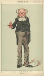Mr. Anthony Trollope, A novelist, 5. april 1873, Vanity Fair tegneserie