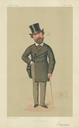 Henry Du Pre Labouchere, Modest assurance, 7. november 1874, Vanity Fair-tegneserie