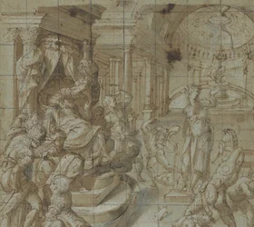 Den hellige Katarina af Alexandrias martyrium, 1560-70.