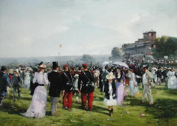 The End of the Races at Auteuil, ca. 1893 (olie på lærred)