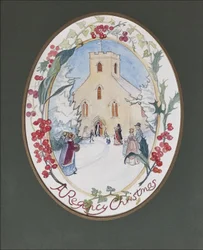 Regency Christmas, 2008 (wc på papir)