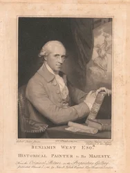 Benjamin West, Esqr., historisk maler til Hans Majestæt