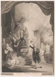 Garrick, der taler om jubilæet