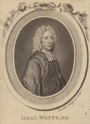 Isaac Watts, engelsk kristen præst, salmeforfatter og teolog