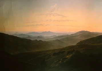 Daggry, af Caspar David Friedrich (1774-1840)