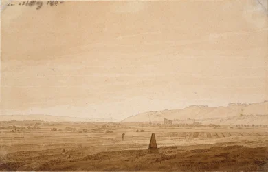 Landskab med en Obelisk, 1803