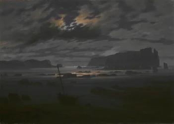 Nordlige hav i måneskin, ca. 1823