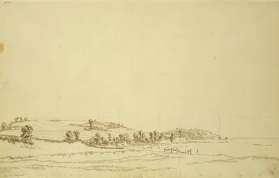 South Coast of Rugen (pen og blyant på papir)