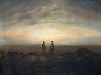 To mænd ved havet