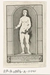 Niche med statuen af ​​en havfrue