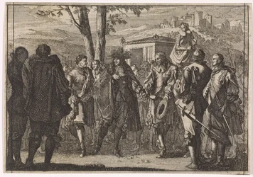 Kong Charles I af England bliver taget til fange af de engelske soldater, 1647