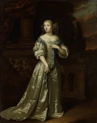 Portræt af Philippina Staunton, kone til Roelof van Arkel (1632-1709), herre over Broeckhuijsen