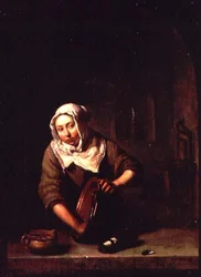 Kvinde rengøring