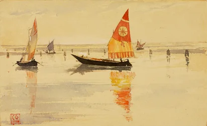 Sejlbåde Venedig, 1898.