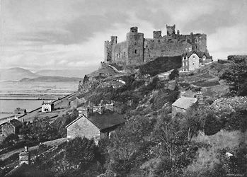 Harlech Slot, c1896