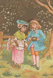 Valentine, ca. 1880.