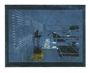 Settled Cultivation, 2015 (laserskåret linoleum, linoleumssnit og traditionel ætsning)