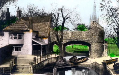 Trækker færge, Norwich, Norfolk, 1926.