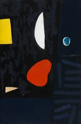 Komposition, ca. 1951 (olie på panel)