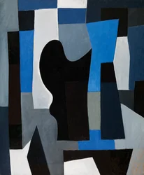 Composition, ca. 1955 (olie på lærred)